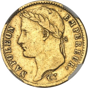 Premier Empire / Napoléon Ier (1804-1814). 20 francs Empire 1811, H, La Rochelle.