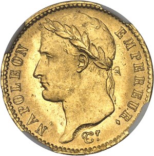 First Empire / Napoleon I (1804-1814). 20 francs Empire 1812, A, Paris.