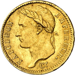 First Empire / Napoleon I (1804-1814). 20 francs Empire 1812, A, Paris.