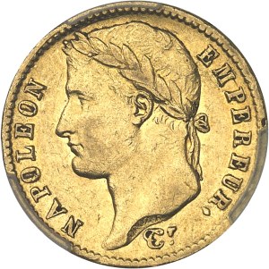 First Empire / Napoleon I (1804-1814). 20 francs Empire 1813, CL, Gênes.