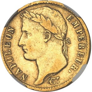 Premier Empire / Napoléon Ier (1804-1814). 20 francs Empire 1813, U, Turin.