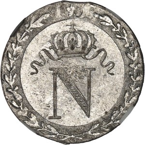 First Empire / Napoleon I (1804-1814). 10 centimes with crowned N 1808, I, Limoges.