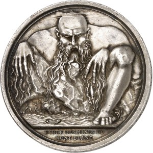 Premier Empire / Napoléon Ier (1804-1814). Médaille, École des Mines du Mont Blanc de Peisey-Vallandry, par Andrieu et Brenet An XIII (1805), Paris.