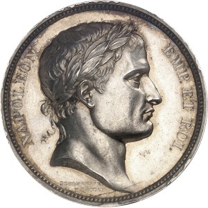 Premier Empire / Napoléon Ier (1804-1814). Médaille, mariage de Stéphanie de Beauharnais avec Charles, Grand-duc de Bade, par Droz et Andrieu 1806, Paris.