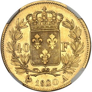 Louis XVIII (1814-1824). 40 francs 1820, A, Paris.