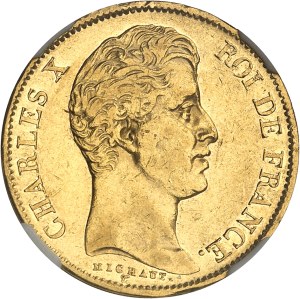 Charles X (1824-1830). 40 Francs, 2nd type 1830, MA, Marseille.