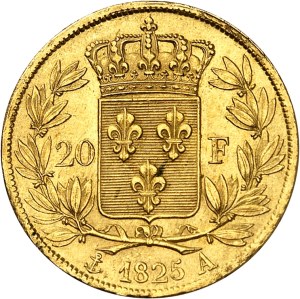 Charles X (1824-1830). 20 francs 1825, A, Paris.