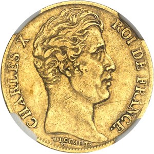 Charles X (1824-1830). 20 francs 1829, W, Lille.