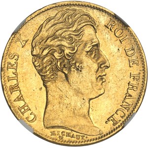 Charles X (1824-1830). 20 francs 1830, A, Paris.