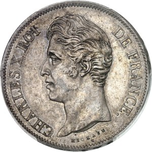 Charles X (1824-1830). 5 francs, raised edge 1830, A, Paris.