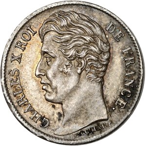 Charles X (1824-1830). 1/2 franc 1830, A, Paris.