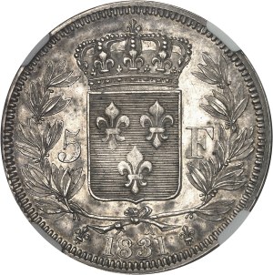 Henri V (1820-1883). 5 francs 1831, Brussels (Würden).
