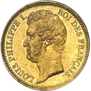 Louis-Philippe Ier (1830-1848). 20 francs tête nue, tranche en relief 1831, A, Paris.