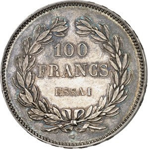 Louis-Philippe Ier (1830-1848). Essai de 100 francs Or, concours de 1831, par Domard 1831, Paris.