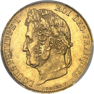 Louis-Philippe I (1830-1848). 20 francs tête laurée 1840, A, Paris.