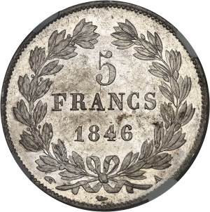 Louis-Philippe I (1830-1848). 5 francs, IIIe type Domard 1846, A, Paris.