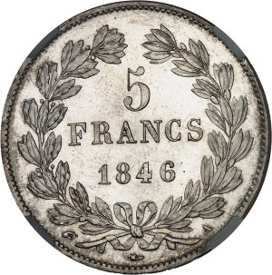 Louis-Philippe I (1830-1848). 5 francs, IIIe type Domard 1846, A, Paris.