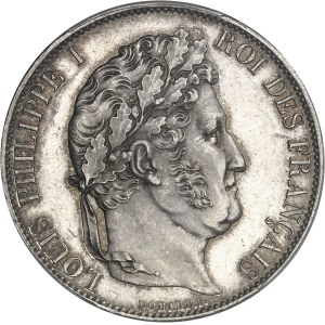 Louis-Philippe Ier (1830-1848). 5 francs, IIIe type Domard 1848, A, Paris.