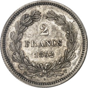 Louis-Philippe I (1830-1848). 2 francs 1832, W, Lille.