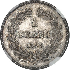 Louis-Philippe Ier (1830-1848). 1 franc tête laurée 1846, A, Paris.
