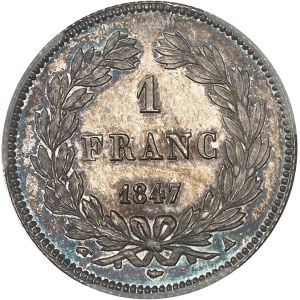 Louis-Philippe Ier (1830-1848). 1 franc tête laurée 1847, A, Paris.