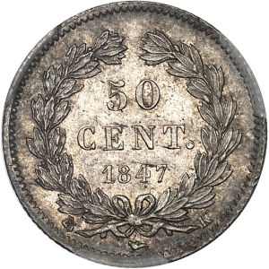 Louis-Philippe Ier (1830-1848). 50 centimes 1847, K, Bordeaux.