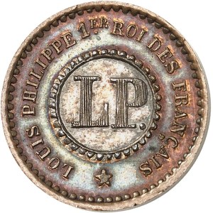 Louis-Philippe Ier (1830-1848). Décime bimétallique, essai monétaire 1847, Paris.