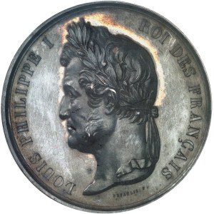 Louis-Philippe Ier (1830-1848). Médaille, inauguration des galeries historiques du Musée de Versailles, le 10 juin 1837, par Depaulis, Frappe spéciale (SP) 1837 [1845-1860], Paris.