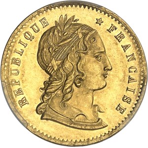 IIe République (1848-1852). Essai de 20 francs, en Or, concours de 1848, par Magniadas, Frappe spéciale (SP) 1848, Paris.