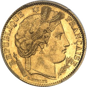 Second Republic (1848-1852). 10 francs Cérès 1851, A, Paris.