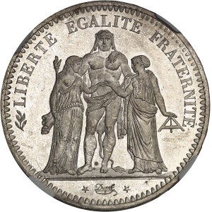 IIe République (1848-1852). 5 francs Hercule 1848, A, Paris.