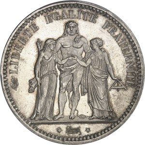 Second Republic (1848-1852). 5 francs Hercule 1848, A, Paris.