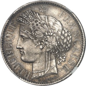 Second Republic (1848-1852). 2 francs Cérès 1849, A, Paris.