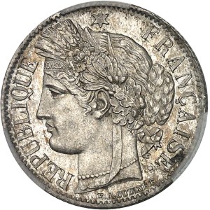 IIe République (1848-1852). 1 franc Cérès 1850, BB, Strasbourg.