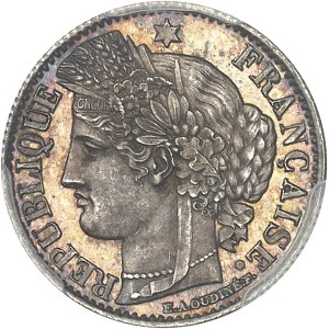 IIe République (1848-1852). 50 centimes Cérès, Flan bruni (PROOF) 1851, A, Paris.