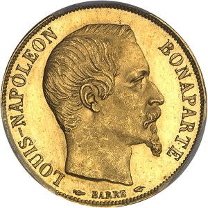 IIe République (1848-1852). 20 francs Louis-Napoléon Bonaparte 1852, A, Paris.