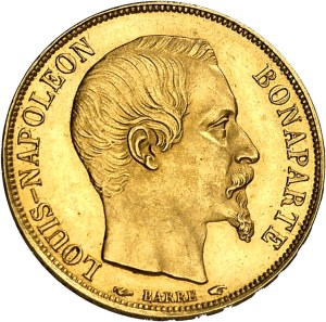 IIe République (1848-1852). 20 francs Louis-Napoléon Bonaparte 1852, A, Paris.