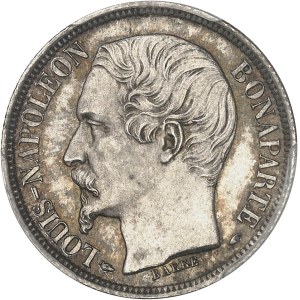 IIe République (1848-1852). 1 franc Louis-Napoléon Bonaparte 1852, A, Paris.