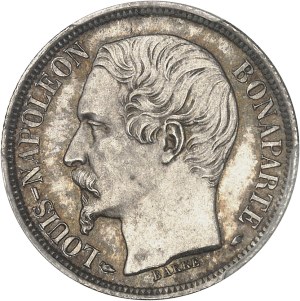 IIe République (1848-1852). 1 franc Louis-Napoléon Bonaparte 1852, A, Paris.