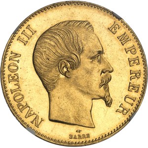 Second Empire / Napoléon III (1852-1870). 100 francs tête nue 1858, A, Paris.