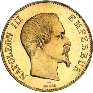 Second Empire / Napoléon III (1852-1870). 100 francs tête nue 1858, A, Paris.
