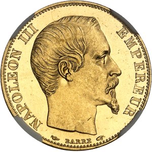 Second Empire / Napoléon III (1852-1870). 20 francs tête nue 1854, A, Paris.