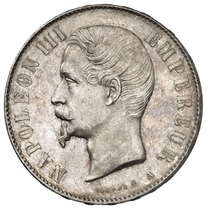 Second Empire / Napoléon III (1852-1870). 5 francs tête nue 1854, A, Paris.