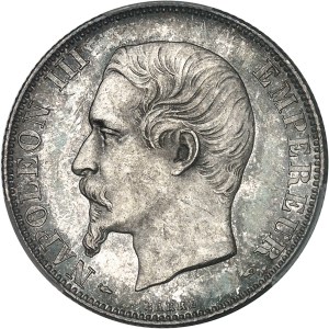 Second Empire / Napoleon III (1852-1870). 2 francs bare head 1853, A, Paris.