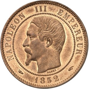 Second Empire / Napoléon III (1852-1870). Dix centimes tête nue 1852, A, Paris.