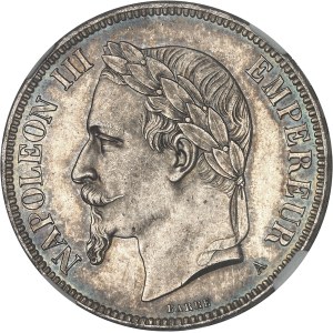 Second Empire / Napoléon III (1852-1870). 5 francs tête laurée 1870, A, Paris.