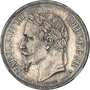 Second Empire / Napoleon III (1852-1870). 5 francs laurel head 1870, A, Paris.