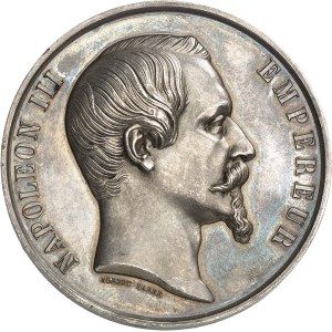 Second Empire / Napoléon III (1852-1870). Médaille d’Argent, Exposition Universelle de Paris 1855, Paris.