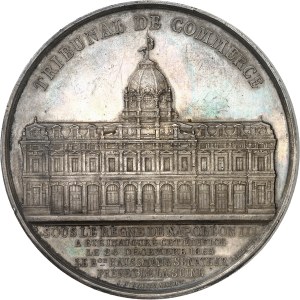 Second Empire / Napoleon III (1852-1870). Medal, inauguration of the Paris Commercial Court, by L. Merley 1865, Paris.