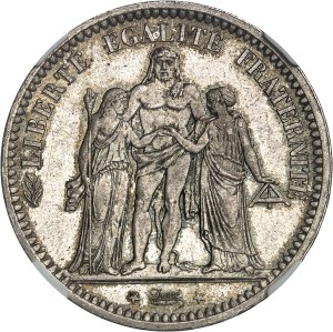 Government of National Defense (1870-1871). 5 francs Hercule, Camélinat 1871, A, Paris.